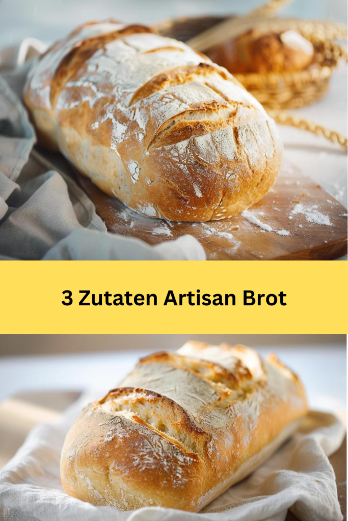 Dieses einfache Rezept für Artisan Brot beweist, dass man auch mit minimalen Zutaten wunderbare Ergebnisse erzielen kann.