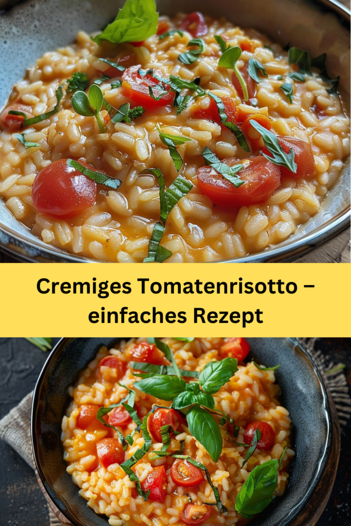 Ein cremiges Tomatenrisotto ist ein wahrer Genuss für alle Sinne und bringt einen Hauch von italienischer Küche direkt in Ihre Küche.