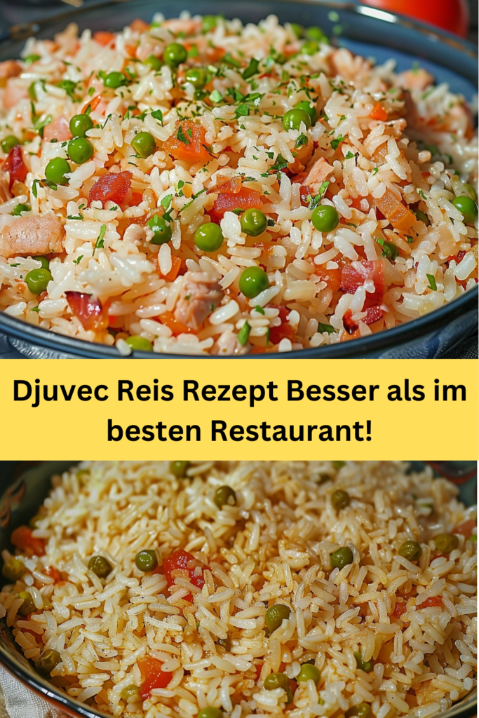 Djuvec Reis ist ein farbenfrohes und aromatisches Gericht, das seinen Ursprung in der Balkanküche hat. Es zeichnet sich durch