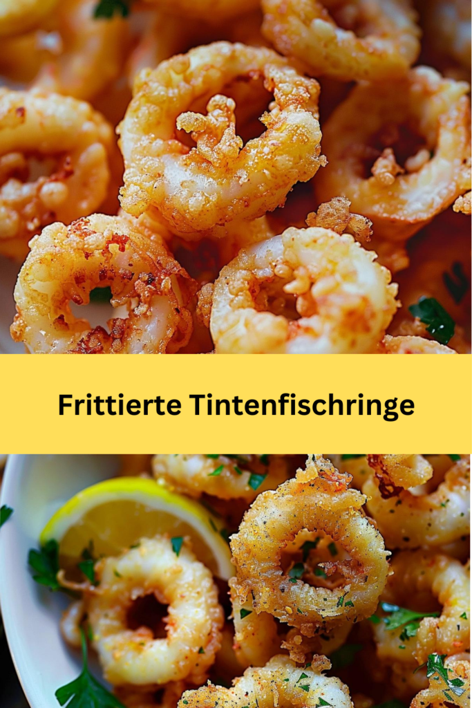 Frittierter Tintenfisch, oft als Calamari bekannt, ist ein beliebter Snack, der in vielen Küchen rund um das Mittelmeer und darüber hinaus geschätzt wird.