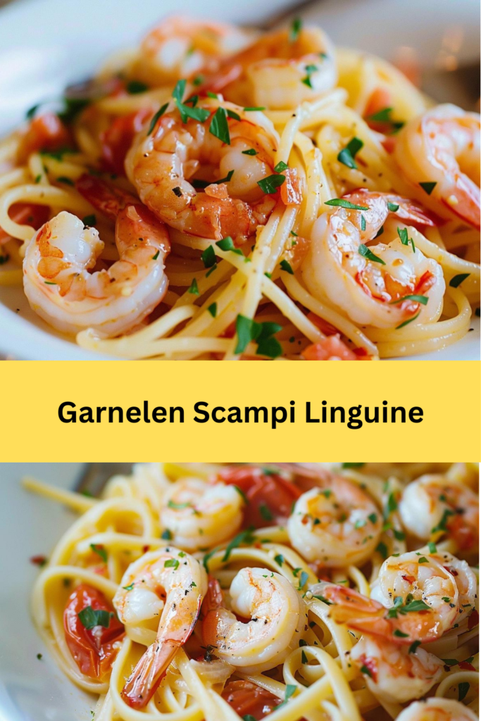 Diese Shrimp Scampi Linguine ist ein klassisches italienisches Gericht, das durch seine Einfachheit und seinen hervorragenden Geschmack besticht. 