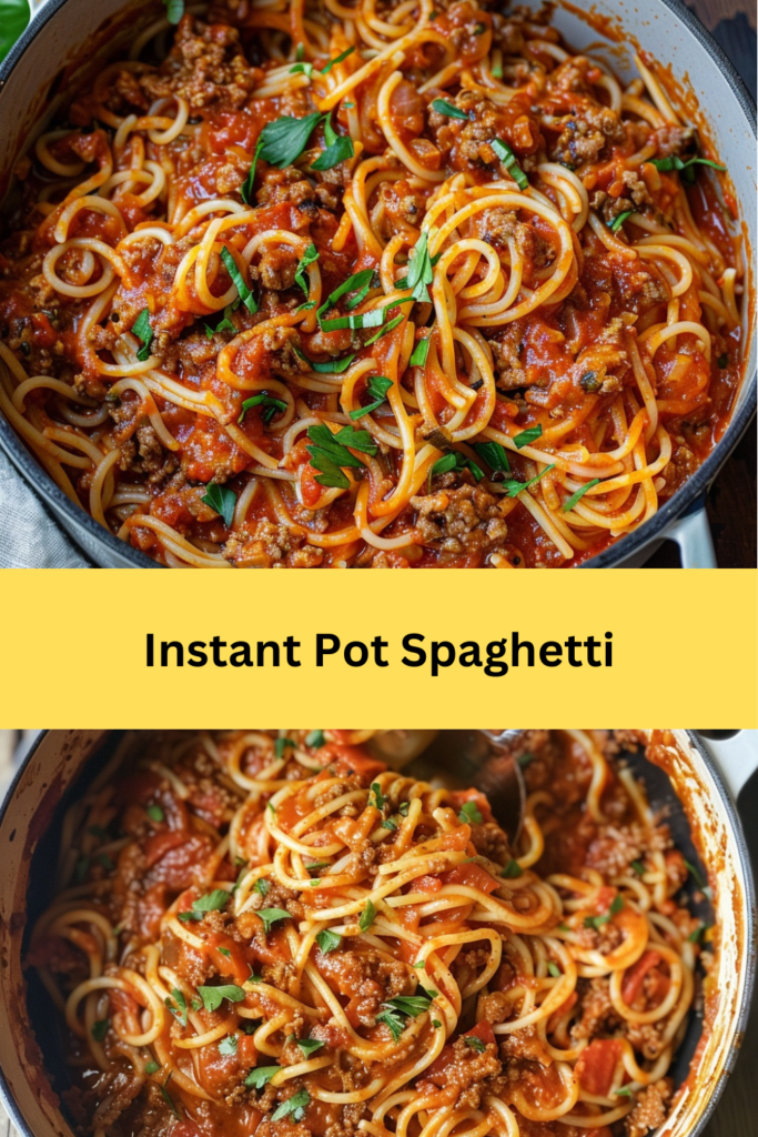 Wenn Sie nach einem schnellen und einfachen Abendessen suchen, das die ganze Familie lieben wird, dann ist dieses Instant-Pot-Spaghetti-Rezept