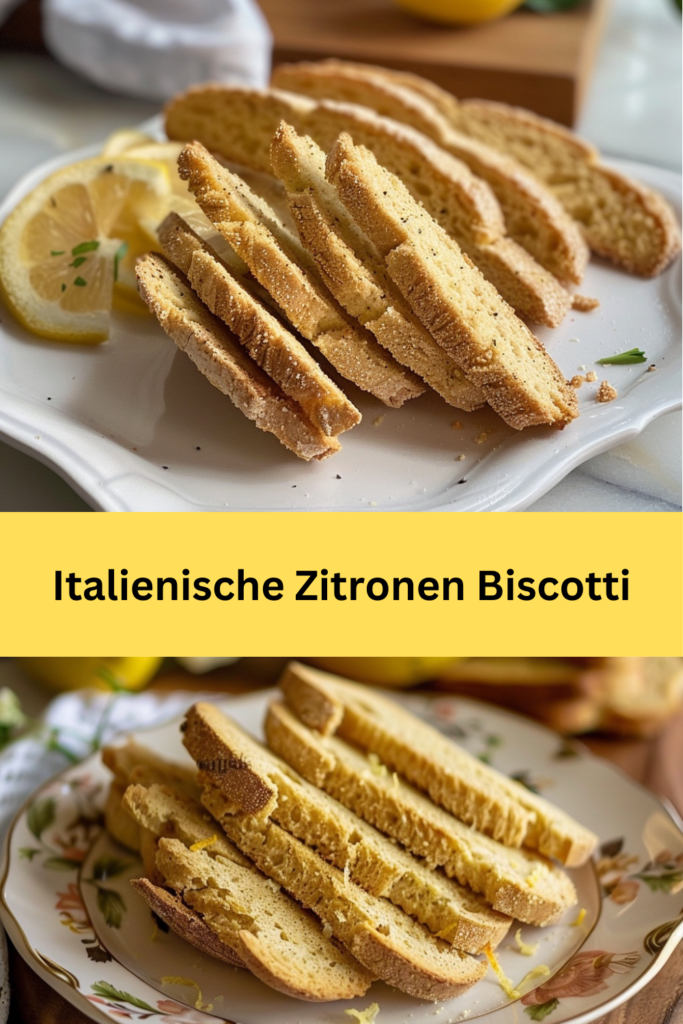 Diese italienischen Zitronen-Biscotti sind der perfekte Begleiter für Ihren Nachmittagskaffee oder Tee. Inspiriert von den klassischen,