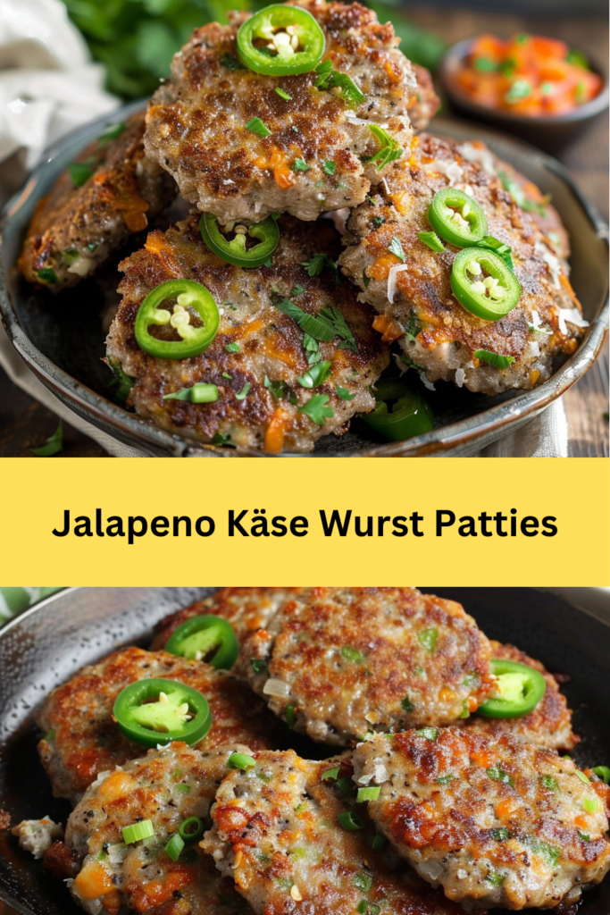 Wenn Sie auf der Suche nach einer herzhaften, würzigen Frühstücksoption sind, dann sind diese Jalapeno Cheese Sausage Patties