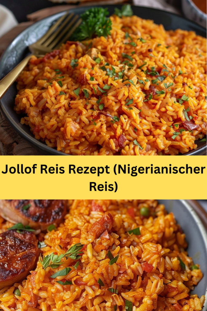 Jollof-Reis ist ein klassisches Gericht, das in vielen westafrikanischen Ländern beliebt ist, insbesondere in Nigeria.