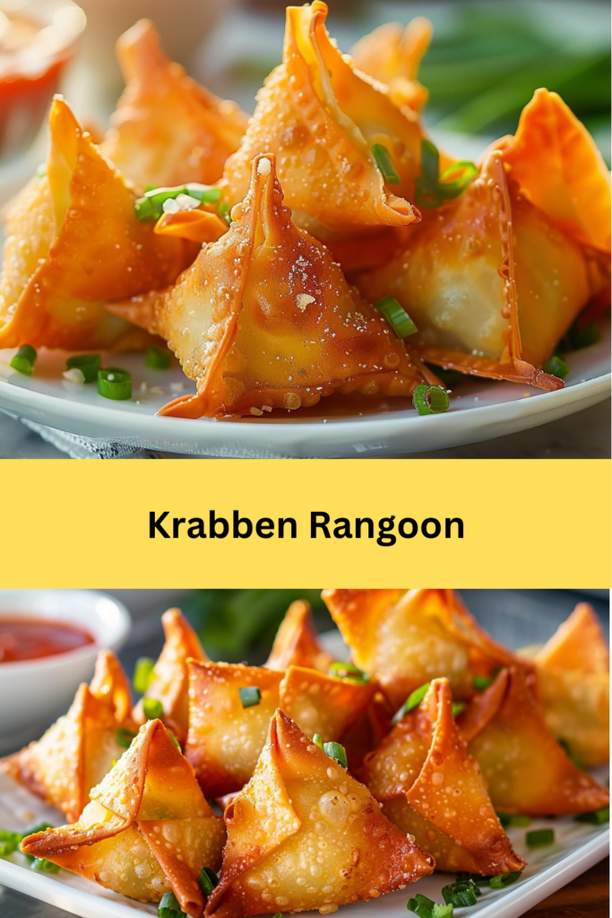 Krabben Rangoon, ein beliebter Leckerbissen der asiatisch-amerikanischen Küche, ist ein Must-have bei jedem Fest oder geselligen Beisammensein. 