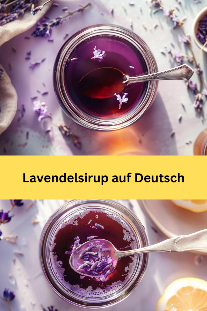 Lavendelsirup ist eine exquisite Köstlichkeit, die durch ihre elegante floralität besticht. In der warmen Jahreszeit, wenn die Lavendelfelder