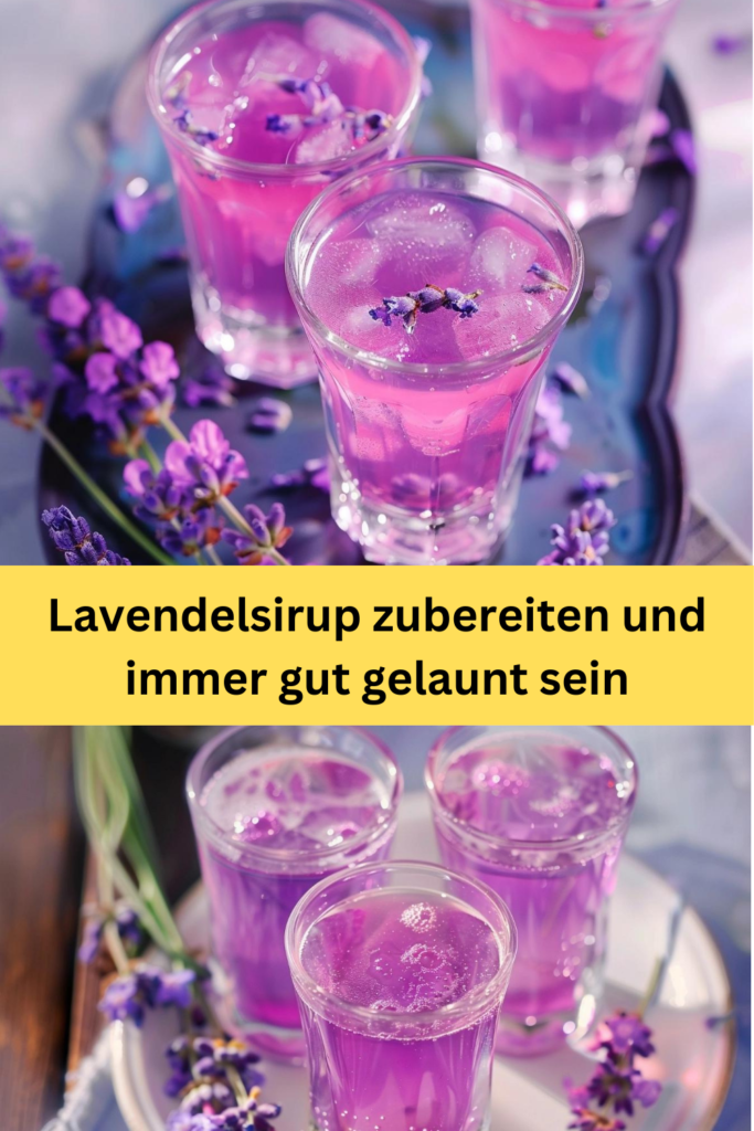 Lavendelsirup ist ein wunderbares Beispiel für die kreative Nutzung von Kräutern in der Küche. Sein einzigartiges