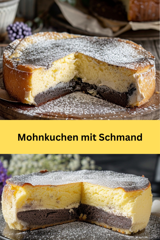 Mohnkuchen mit Schmand ist ein traditioneller Leckerbissen, der in vielen deutschen Haushalten zu besonderen Anlässen 