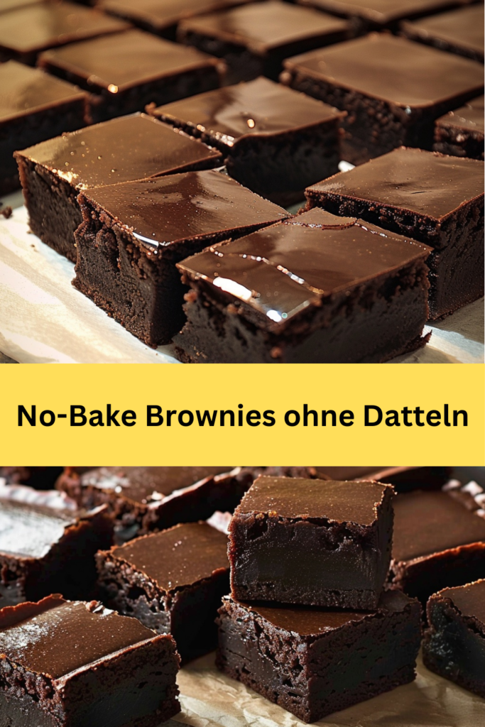 Entdecken Sie die Freude an einfachen, gesunden Süßigkeiten mit diesem Rezept für No-Bake Brownies, das ganz ohne Datteln