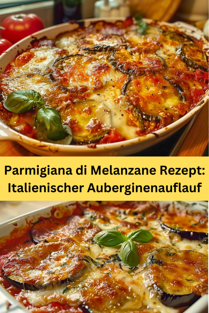 Die Parmigiana di Melanzane, ein herzhafter italienischer Auberginenauflauf, ist ein traditionelles Gericht, das tief in der kulinarischen