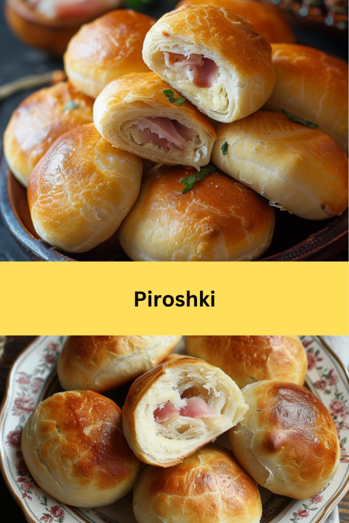 Piroshki sind eine köstliche Köstlichkeit, die aus der russischen und osteuropäischen Küche stammt und weltweit Beliebtheit genießt.