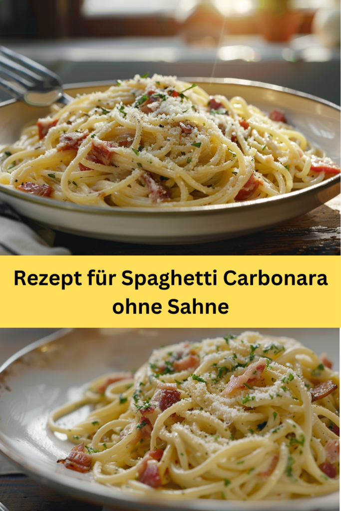 Spaghetti Carbonara ist ein Klassiker der italienischen Küche, der für seine cremige Textur und reichhaltigen Aromen bekannt ist. 