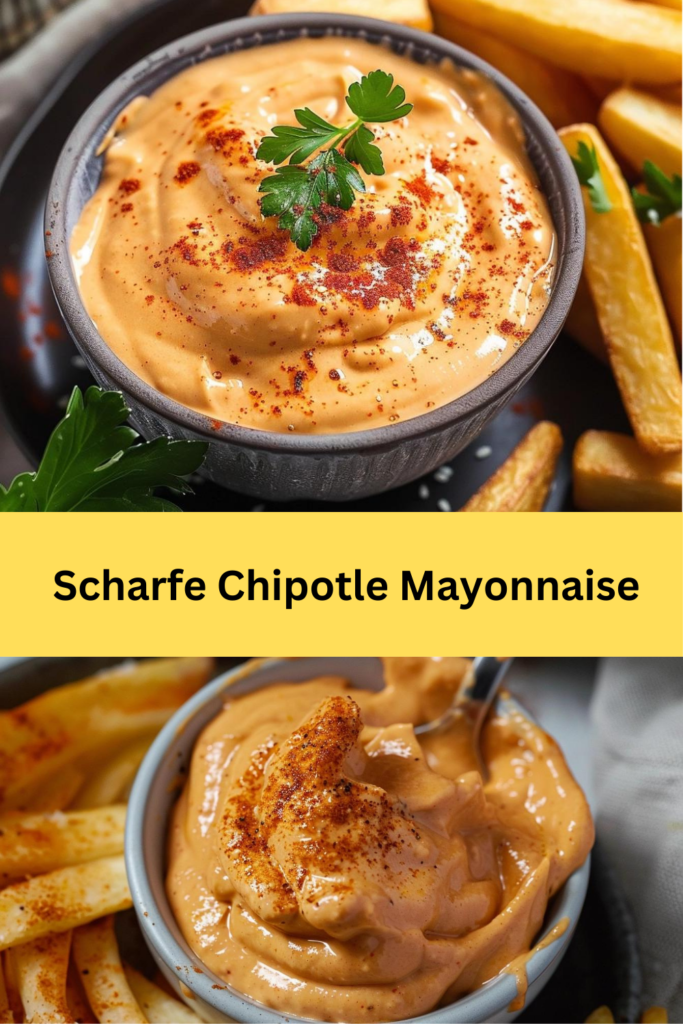Die scharfe Chipotle-Mayonnaise ist eine köstliche und vielseitige Sauce, die jeder Mahlzeit einen Hauch von Rauchigkeit und Schärfe verleiht.