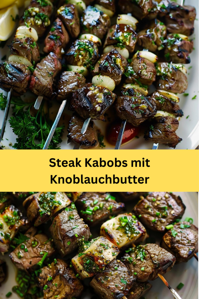 Steak Kabobs sind ein wahrer Genuss für alle Fleischliebhaber, die nach einer schnellen und köstlichen Mahlzeit suchen.