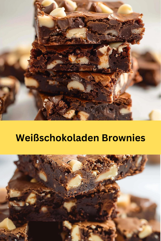 Diese Weißschokoladen-Brownies sind eine himmlische Abwechslung zu den klassischen dunklen Brownies und bringen eine süße,