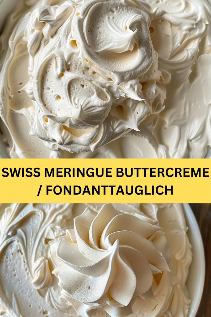 Swiss Meringue Buttercreme ist eine der raffiniertesten und vielseitigsten Tortencremes, die es gibt. Sie zeichnet sich durch